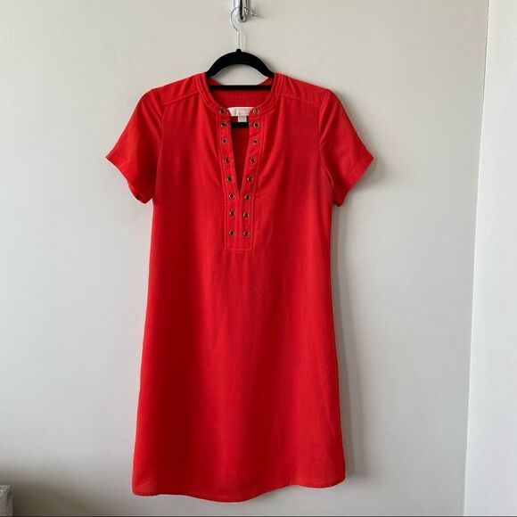 Michael by Michael Kors Burnt Orange Shift Dress - Picture 1 of 10